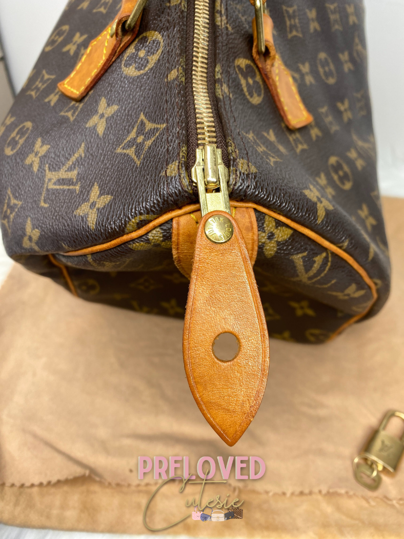 Louis Vuitton Speedy 30cm with Lock and Key