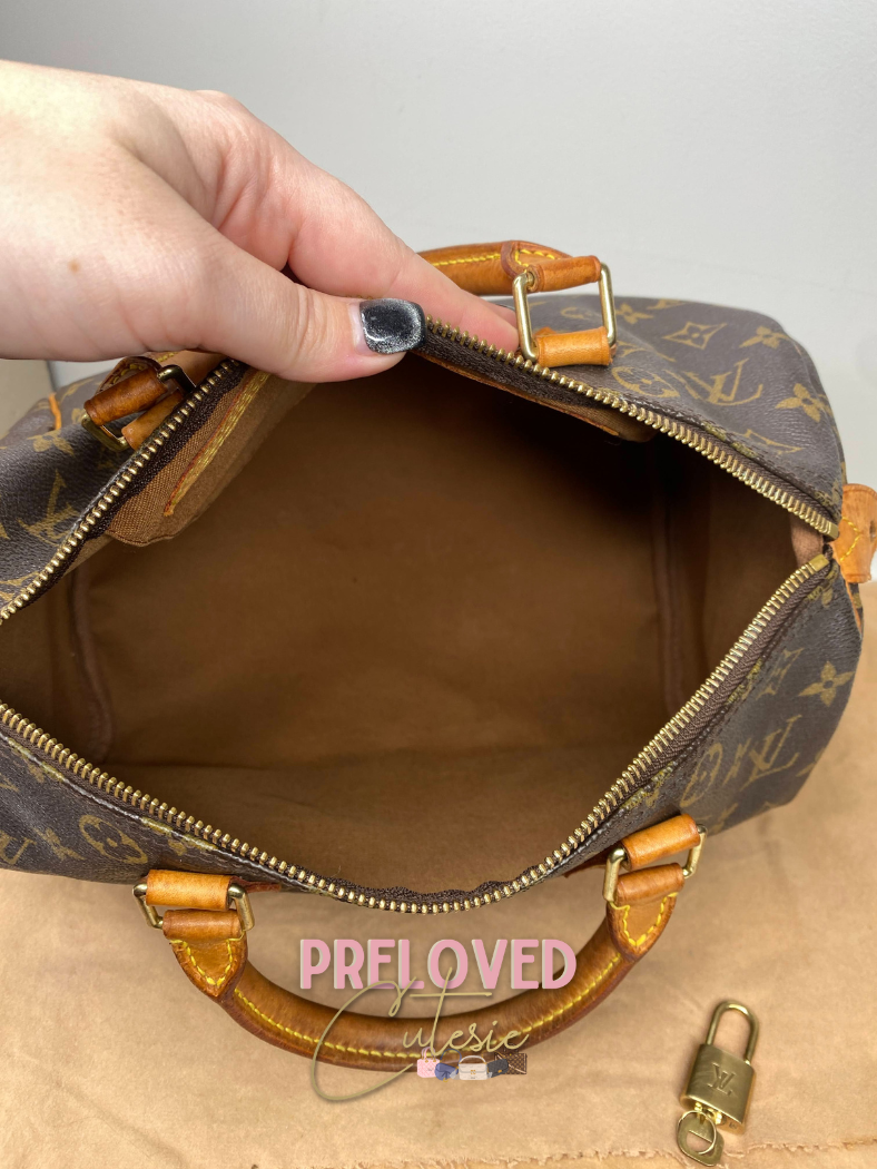 Louis Vuitton Speedy 30cm with Lock and Key