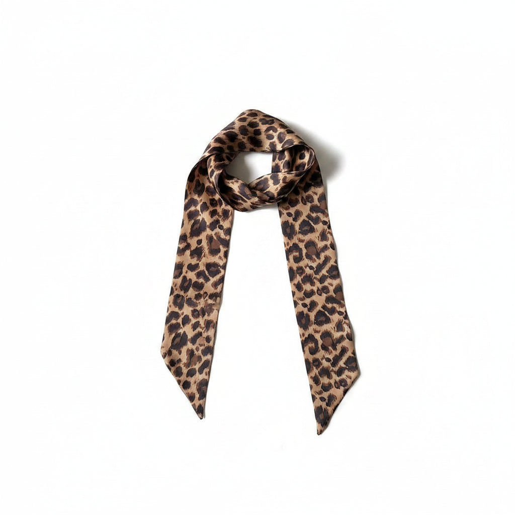 Animal Print Collection Twilly Scarf | Bandeau, Purse Handle Wrap & Bag Accessory
