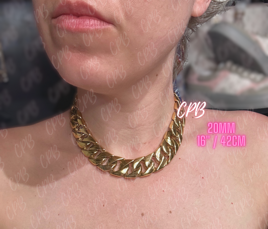 STAINLESS JEWELRY - Cutesie CHUNKY CHAIN - CUBAN - 316L Stainless Steel