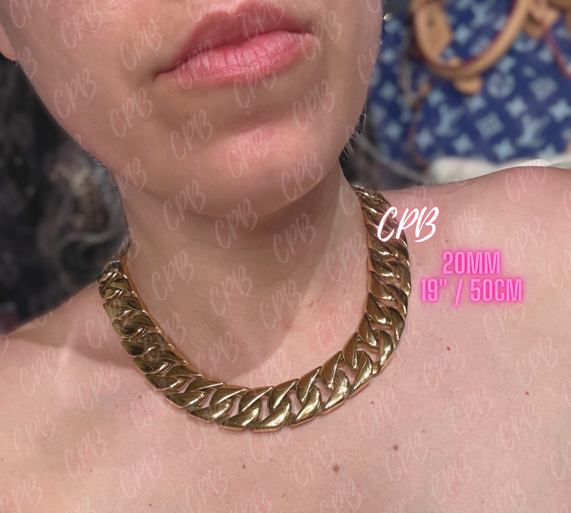 STAINLESS JEWELRY - Cutesie CHUNKY CHAIN - CUBAN - 316L Stainless Steel