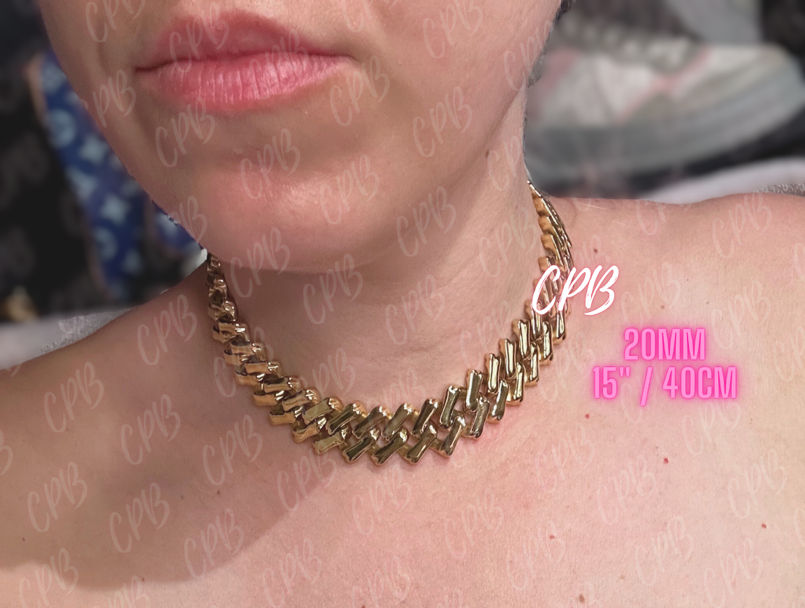 STAINLESS JEWELRY - Cutesie CHUNKY CHAIN - CUBAN - 316L Stainless Steel