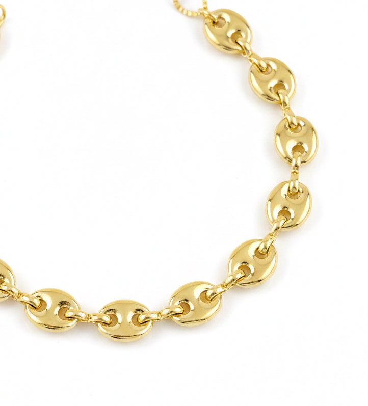 GOLD FILLED - BRACELET - CUTESIE PUFF MARINER