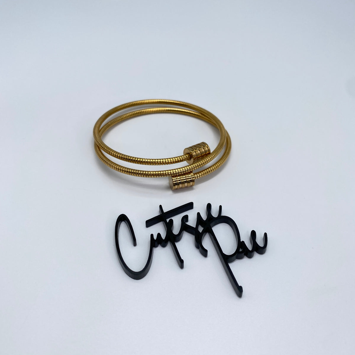 Double Wrap Snake Chain Bracelet | 18K Gold PVD | 304 Stainless Steel