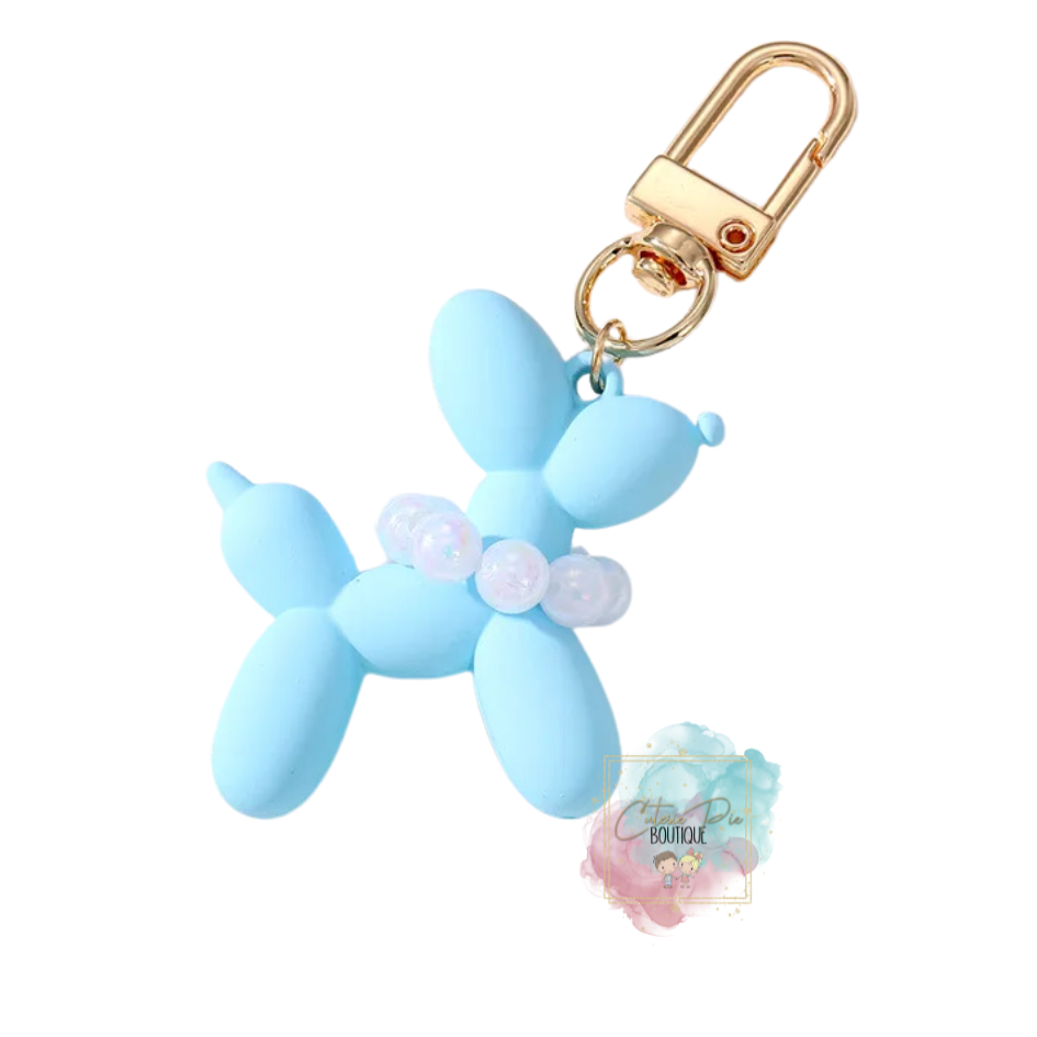 Pearl Balloon Dog | Bag Charm & Keychain Accessory