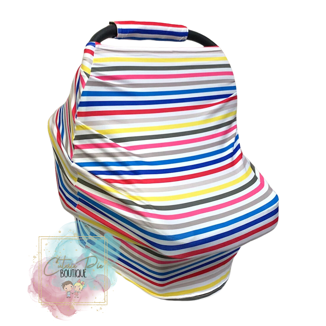 Multi-Stripe Car Seat Cover