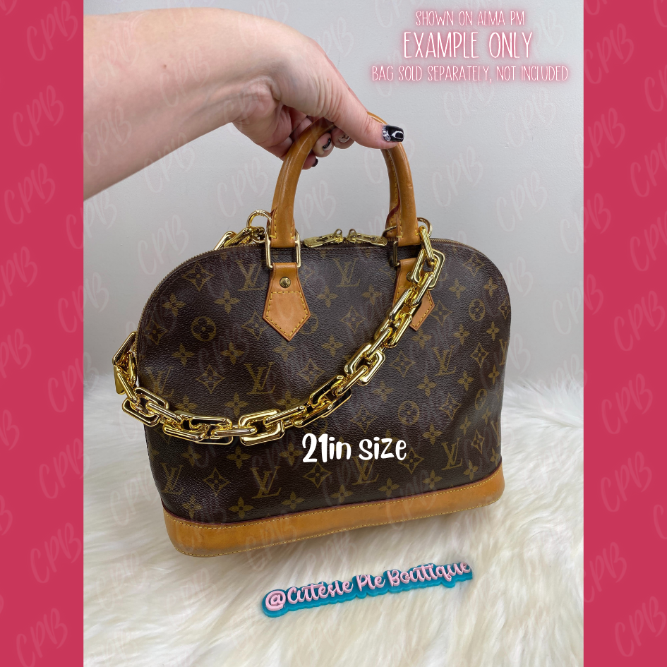 Bag Charm / Purse Chain / Handbag Accessories / Strap - STYLE 2 Gold or Silver
