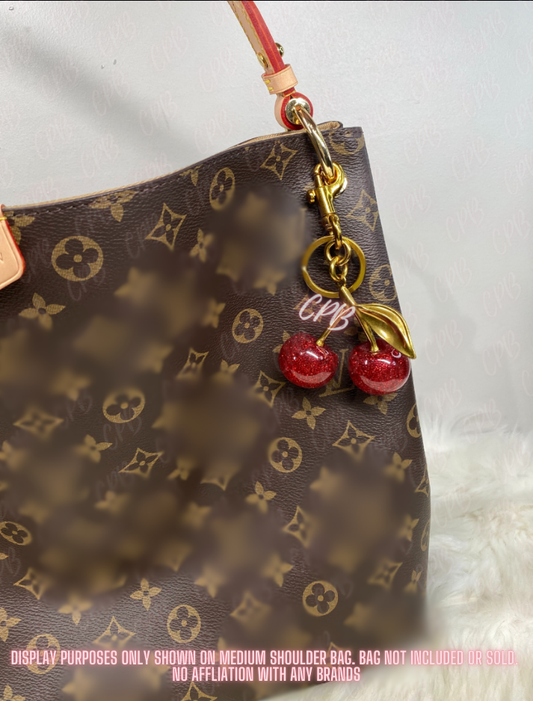 Bag Charm / Keychain - CHERRY