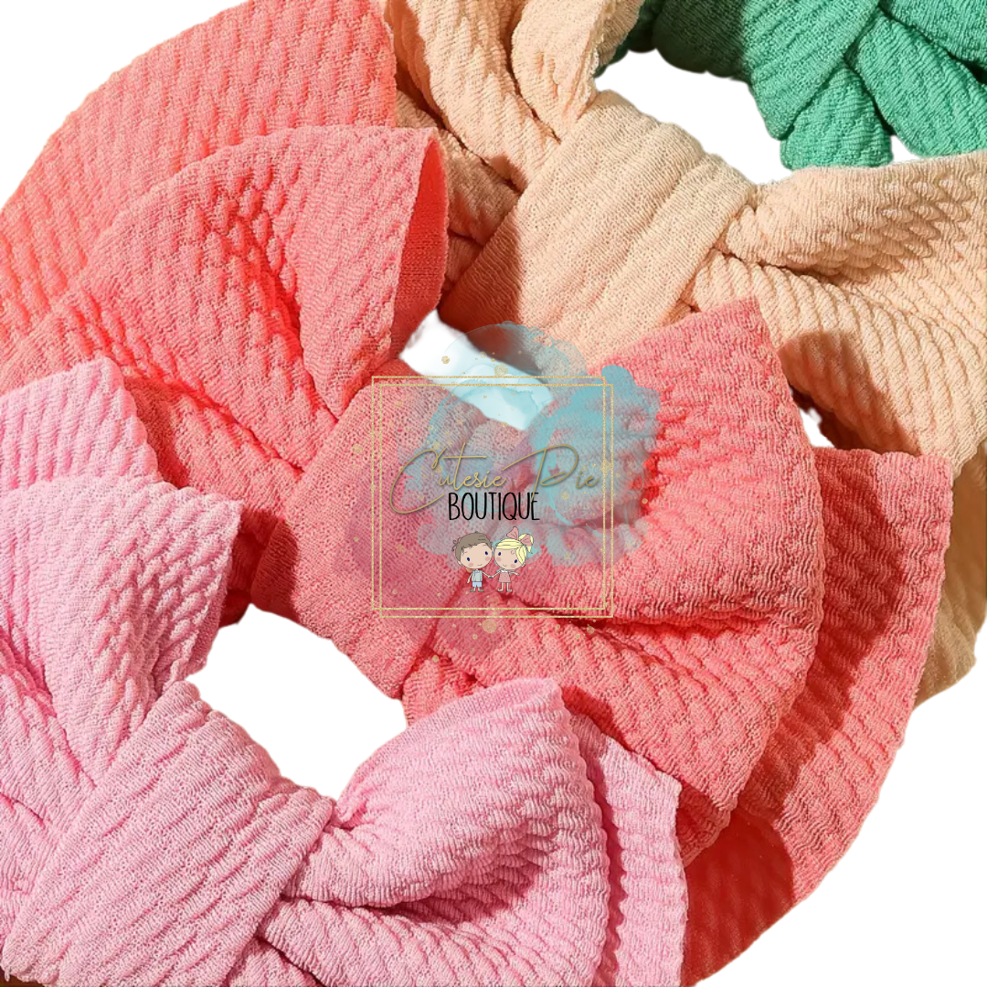 Layered Fabric Bow Headband