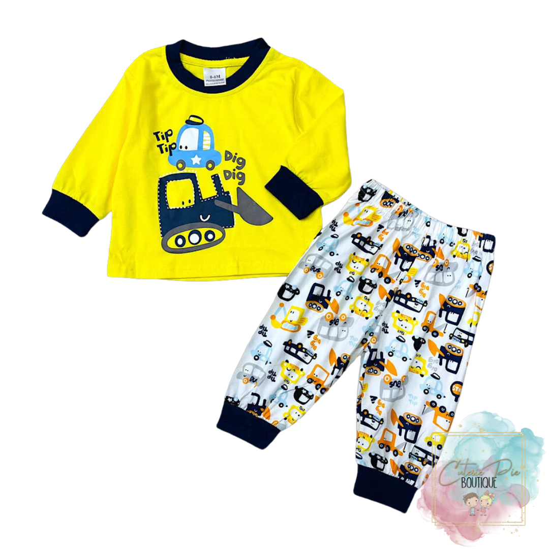 Boys Automobile Comfy SET - Pajama - Lounge