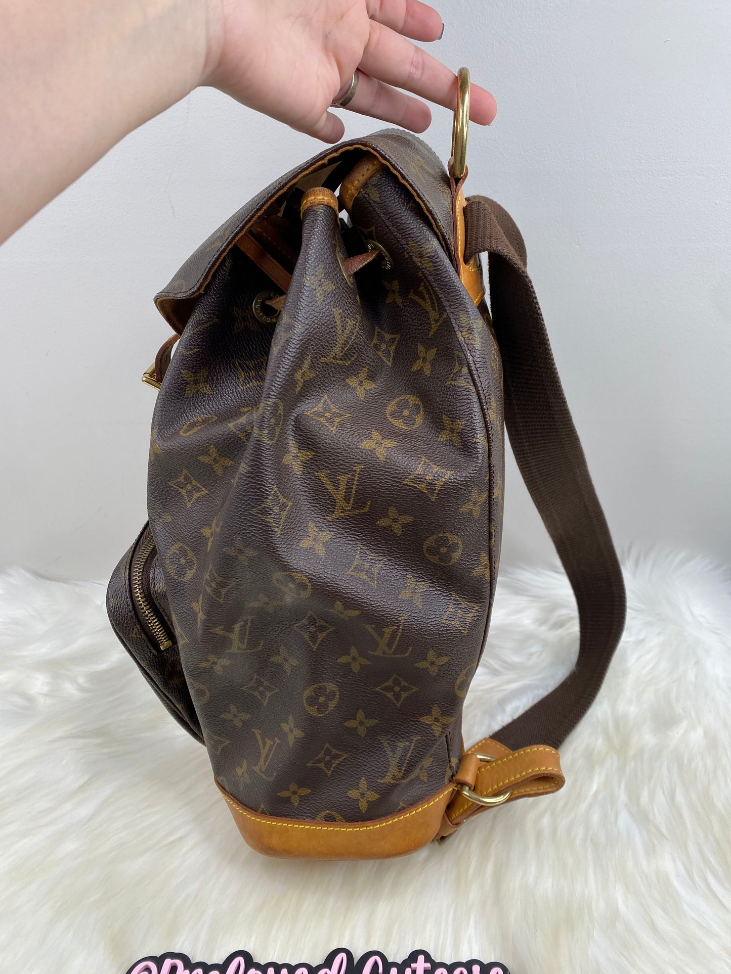 Louis Vuitton Montsouris GM Backpack - LV Vintage Pre-Loved Travel Bag
