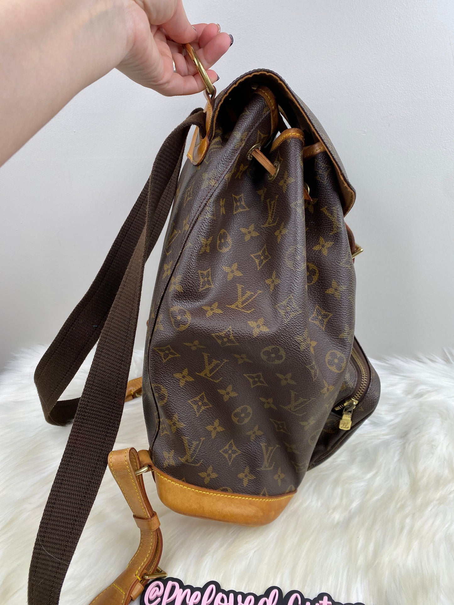 Louis Vuitton Montsouris GM Backpack - LV Vintage Pre-Loved Travel Bag