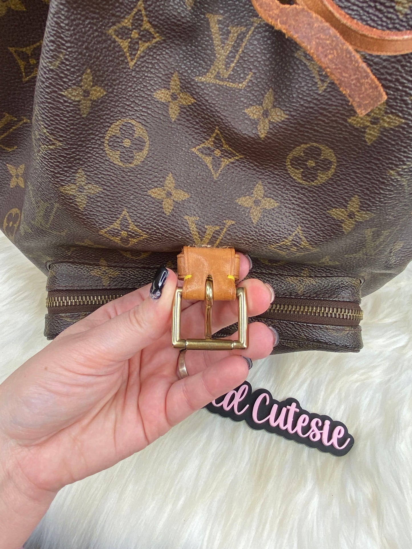 Louis Vuitton Montsouris GM Backpack - LV Vintage Pre-Loved Travel Bag