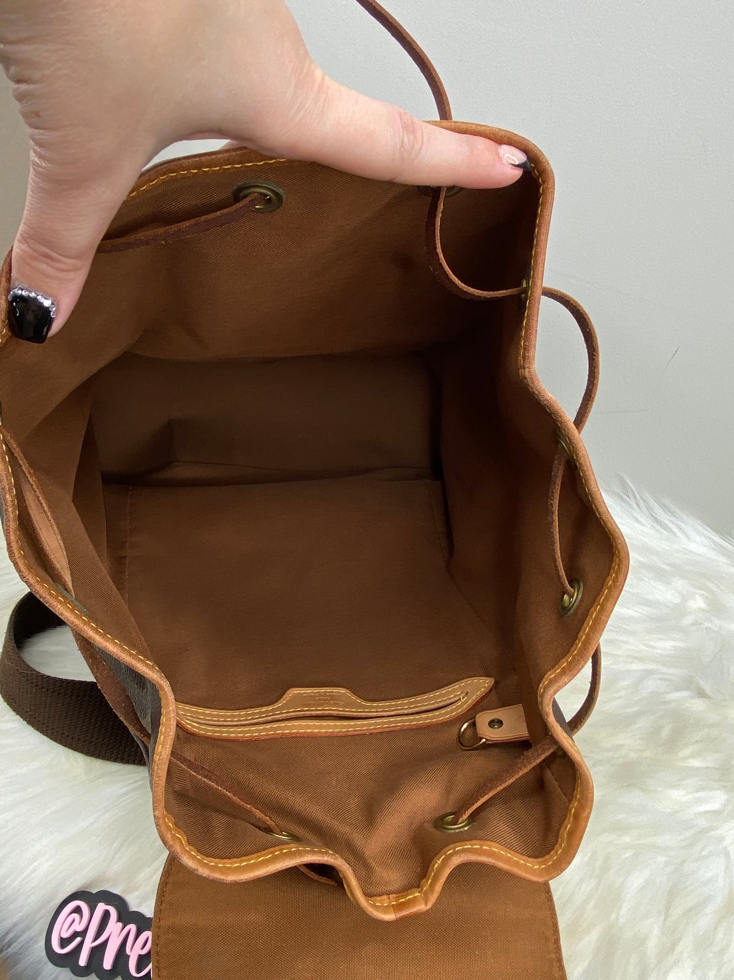 Louis Vuitton Montsouris GM Backpack - LV Vintage Pre-Loved Travel Bag