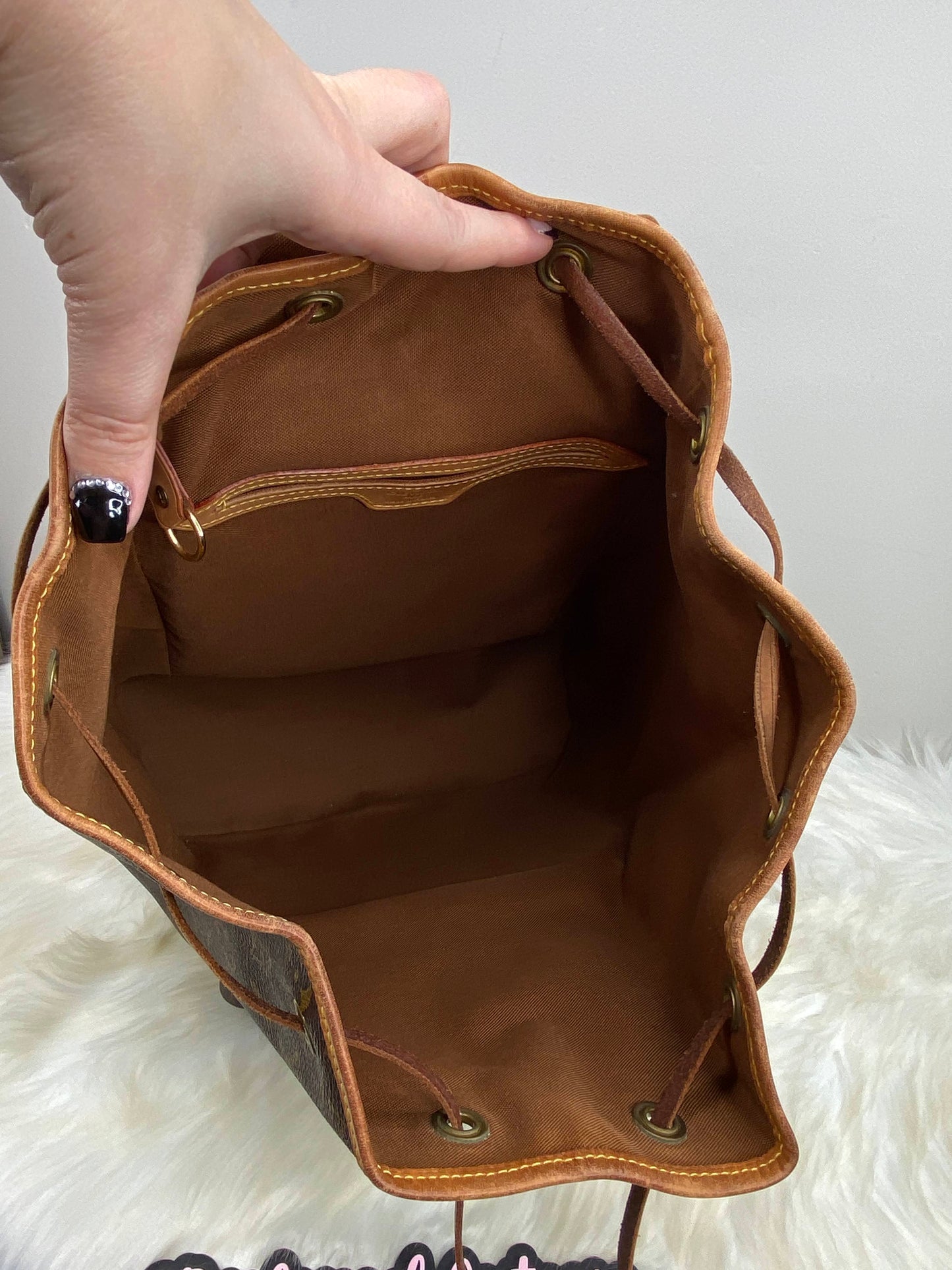 Louis Vuitton Montsouris GM Backpack - LV Vintage Pre-Loved Travel Bag