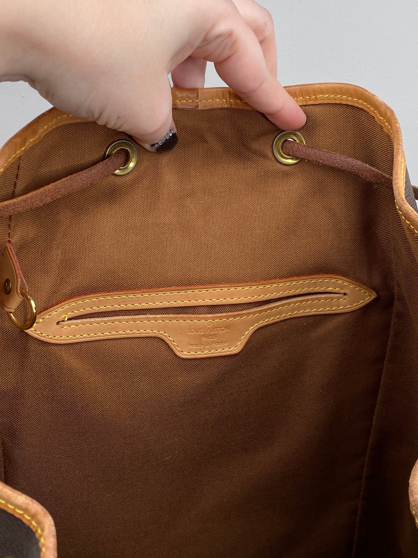 Louis Vuitton Montsouris GM Backpack - LV Vintage Pre-Loved Travel Bag