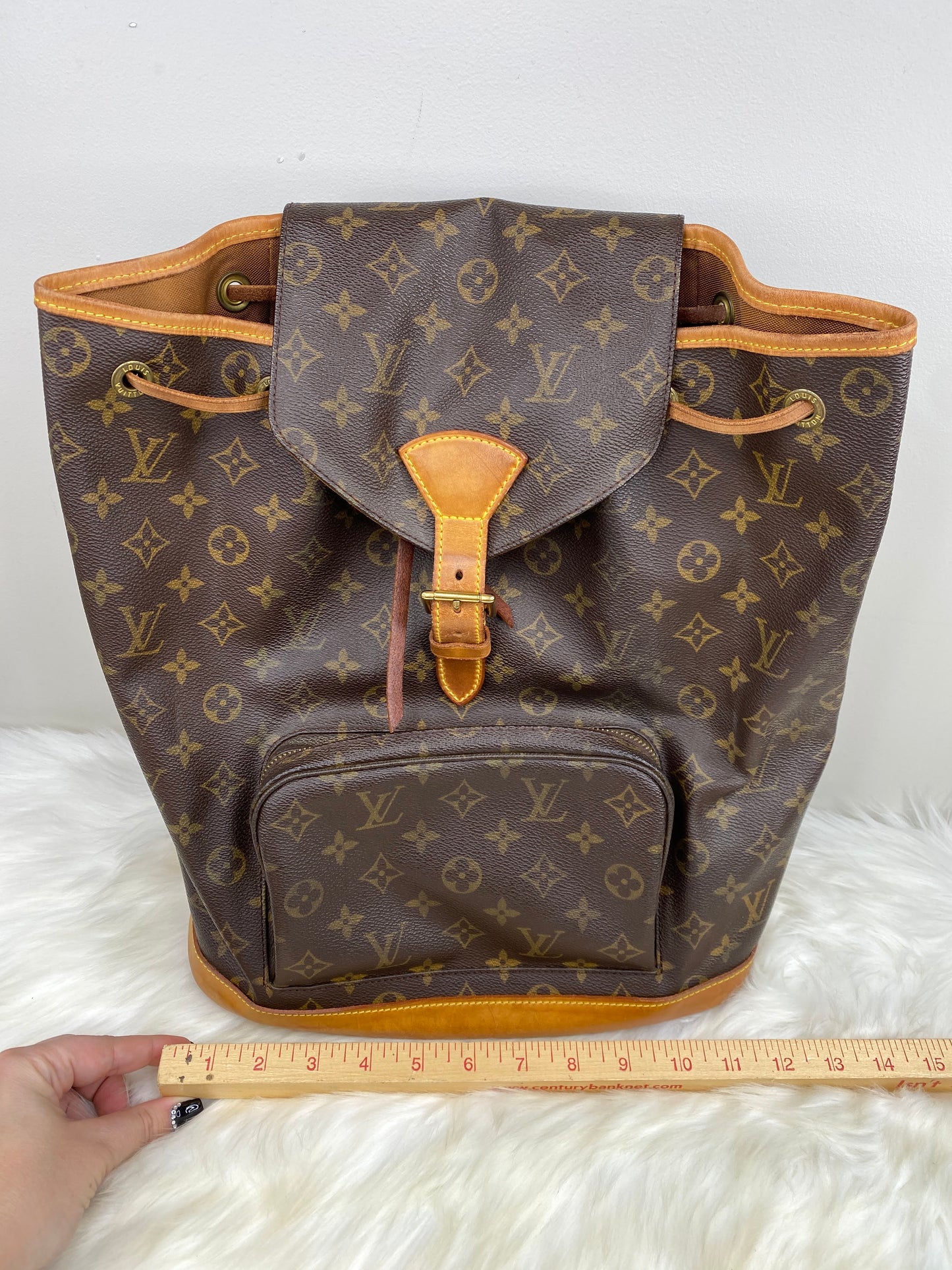 Louis Vuitton Montsouris GM Backpack - LV Vintage Pre-Loved Travel Bag