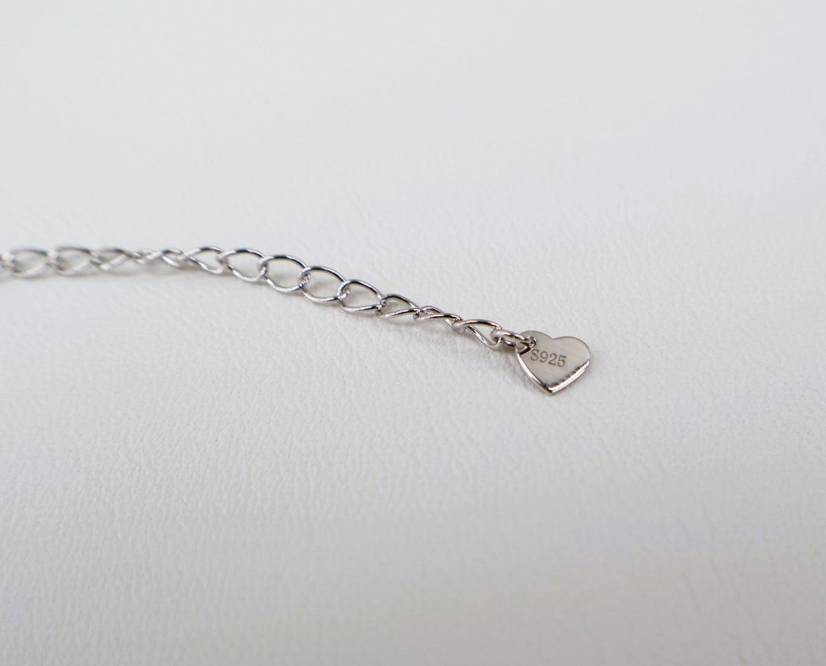 Moissanite Station Cross Bracelet | 0.3CT | 950 Platinum-Plated Sterling Silver | Certificate Included