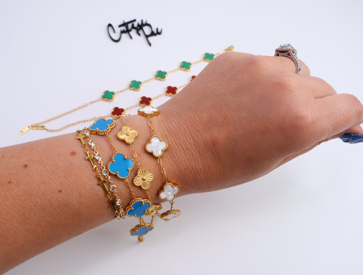 Clover Bracelet | 18K PVD Gold | 304 Stainless Steel