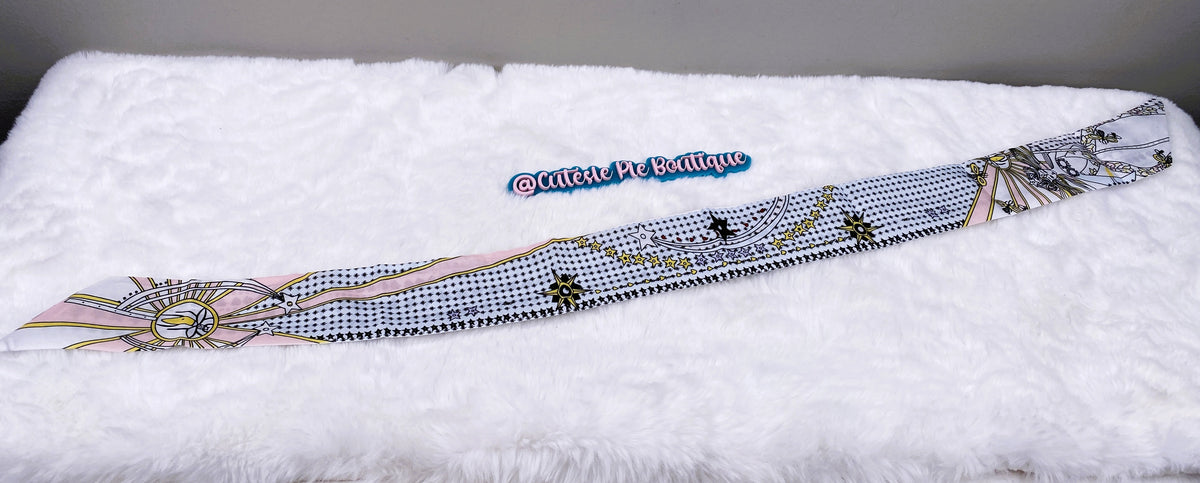 Celestial Twilly Scarf | Bandeau, Purse Handle Wrap & Bag Accessory