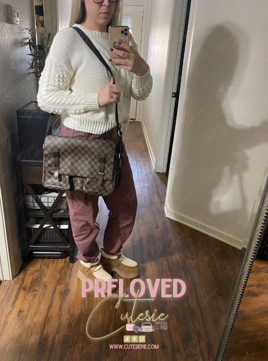 Louis Vuitton Broadway in Damier Ebene / LV Vintage Pre-Loved Handbag - Satchell - Laptop Bag