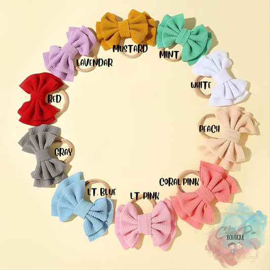 Layered Fabric Bow Headband