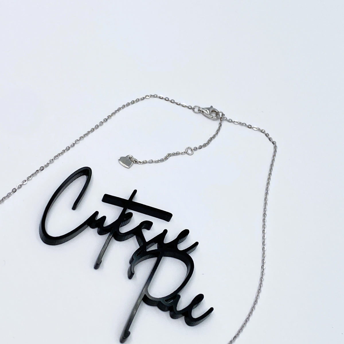 Moissanite Station Cross Necklace | 0.3CT | 950 Platinum-Plated Sterling Silver | Certificate Included