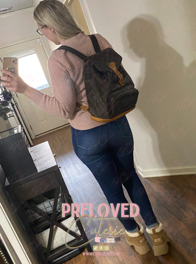 Louis Vuitton Montsouris GM Backpack - LV Vintage Pre-Loved Travel Bag