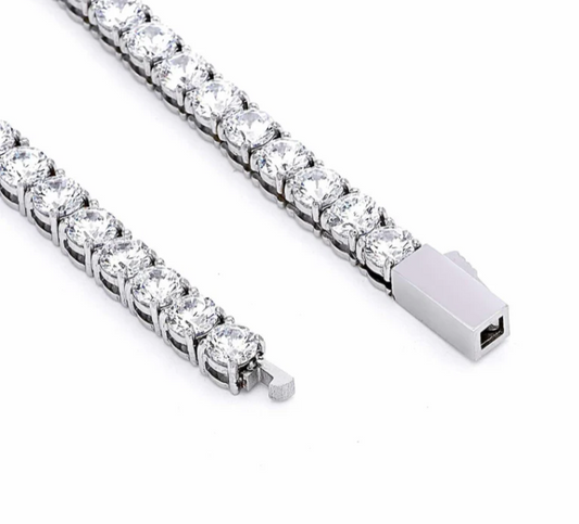 PREMIUM STAINLESS STEEL - TENNIS BRACELET - ROUND 5MM