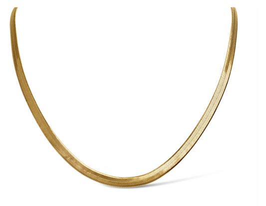316L STAINLESS STEEL - NECKLACE - HERRINGBONE 5.5MM