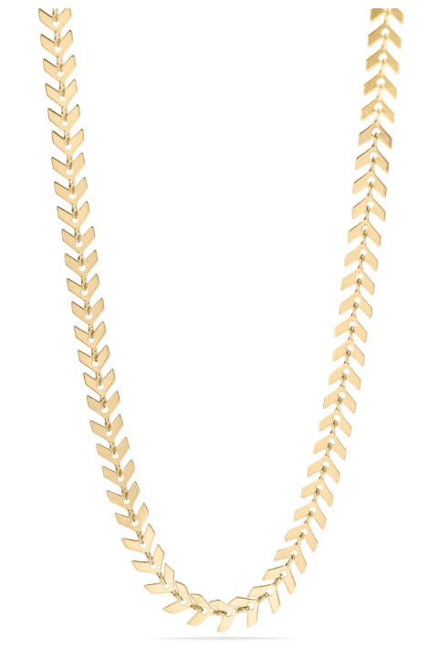 Chevron Link Necklace | 6MM | 18K Gold PVD or Steel | 316L Stainless Steel