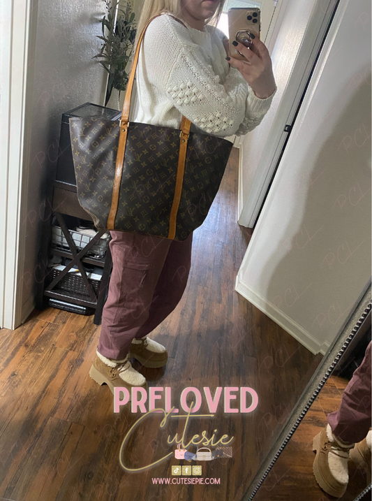Louis Vuitton Sac Shopping Tote - Vintage Pre-Loved Handbag