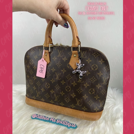 Bag Charm / Keychain - METALLIC Balloon Dog / Puppy