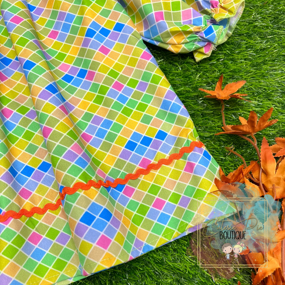 Turkey Smocked Dress - Fall / Thanksgiving