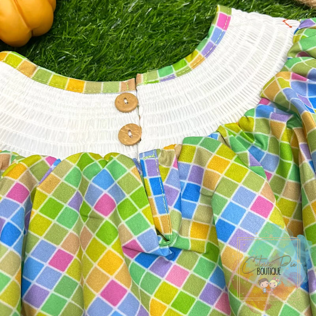 Turkey Smocked Dress - Fall / Thanksgiving