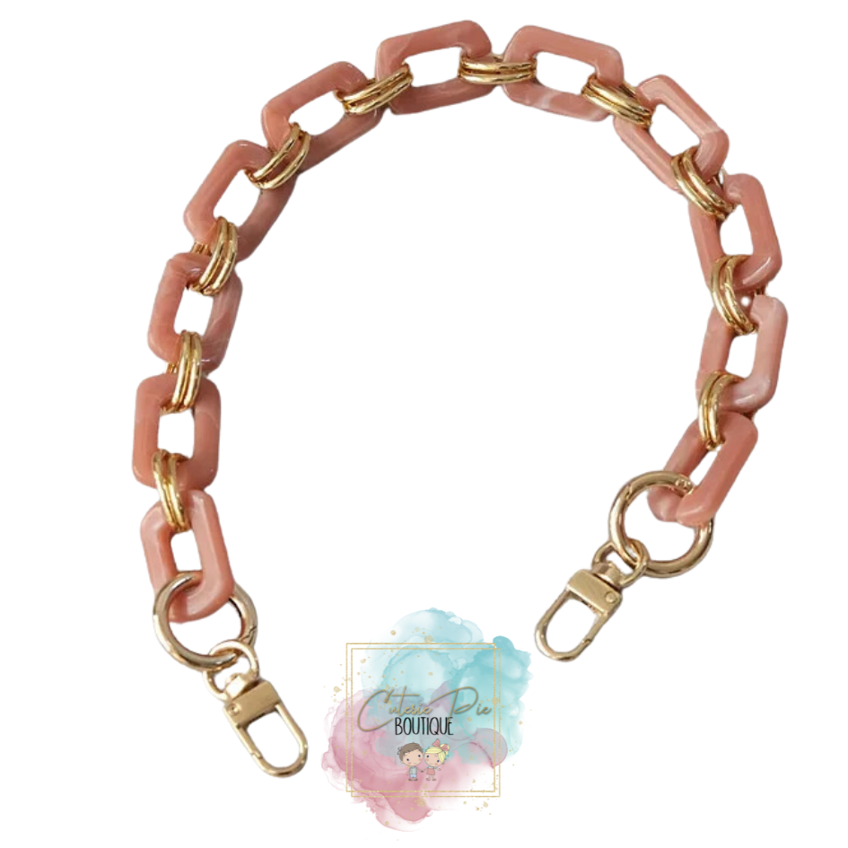 Bag Charm / Purse Chain / Handbag Accessories / Strap - STYLE 1 Marbled