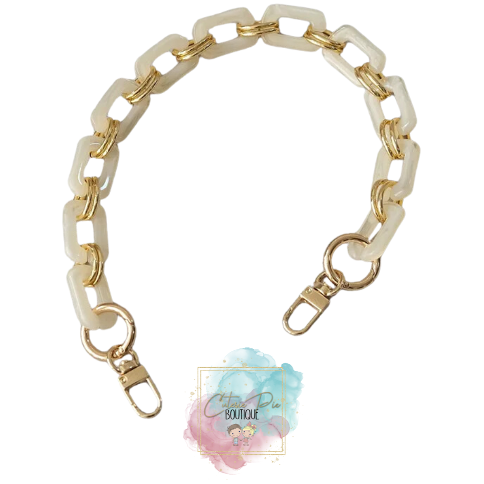 Bag Charm / Purse Chain / Handbag Accessories / Strap - STYLE 1 Marbled