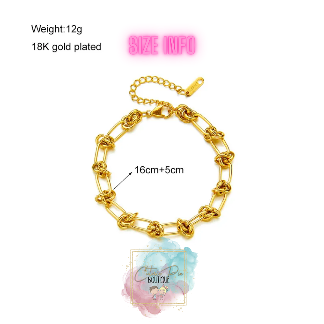 STAINLESS JEWELRY - Barbed Link Necklace, Bracelet or SET