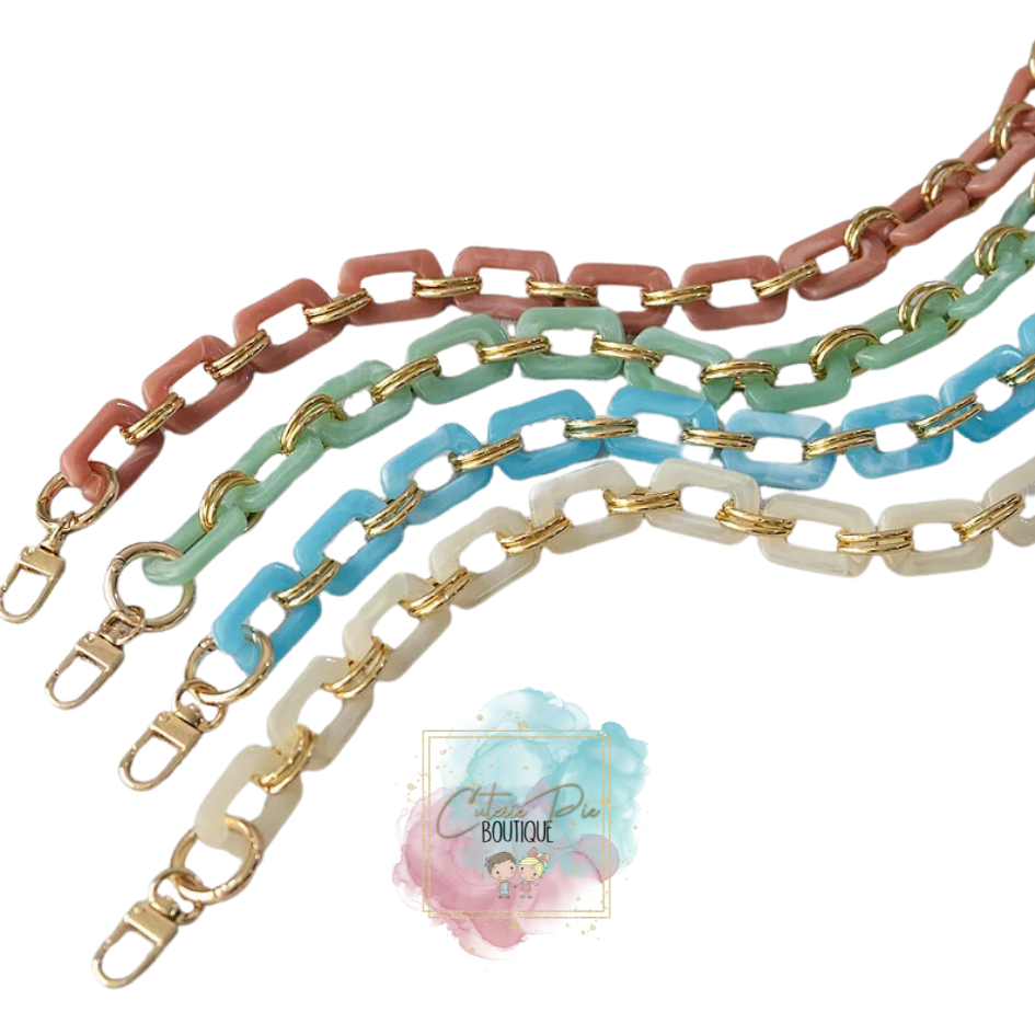 Bag Charm / Purse Chain / Handbag Accessories / Strap - STYLE 1 Marbled