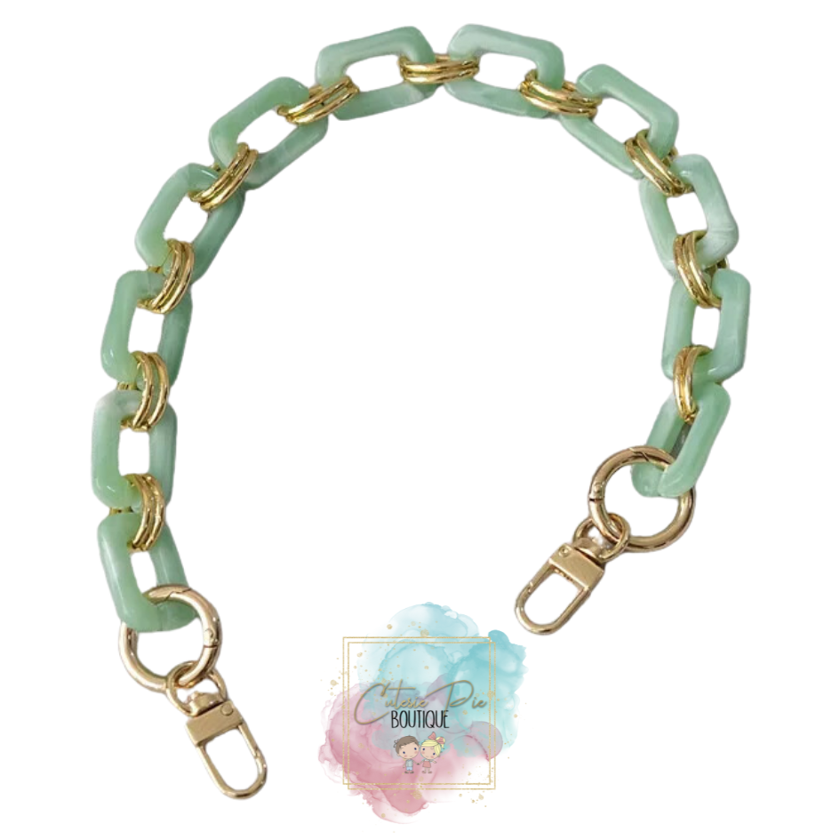Bag Charm / Purse Chain / Handbag Accessories / Strap - STYLE 1 Marbled