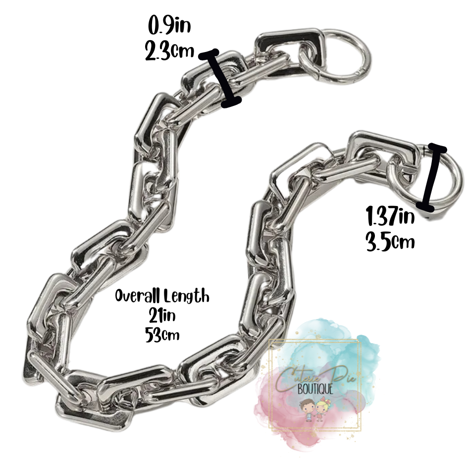 Bag Charm / Purse Chain / Handbag Accessories / Strap - STYLE 2 Gold or Silver