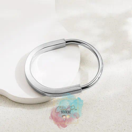 STAINLESS JEWELRY - Twist and Lock Bracelet