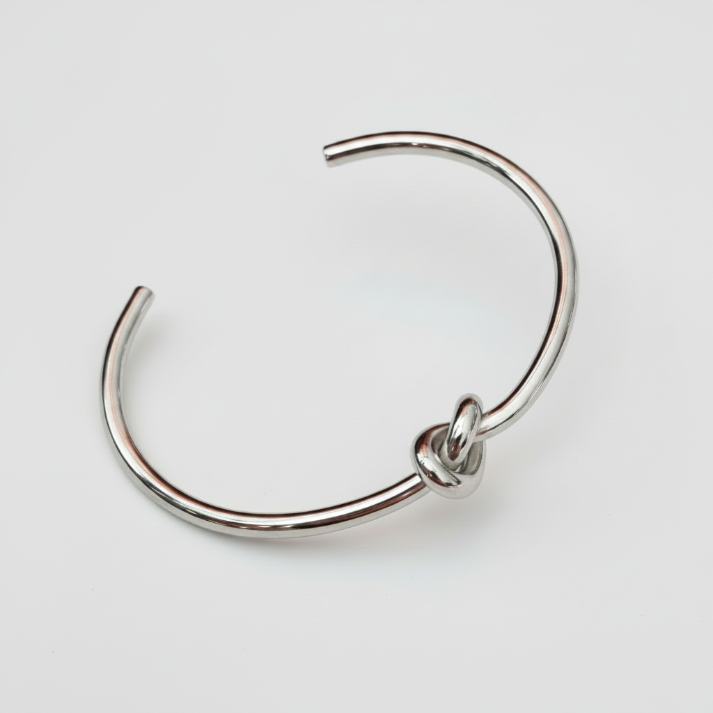 Knot Cuff Bracelet | 18K Gold PVD or Steel | 304 Stainless Steel