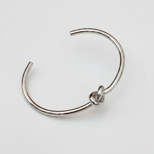 Knot Cuff Bracelet | 18K Gold PVD or Steel | 304 Stainless Steel