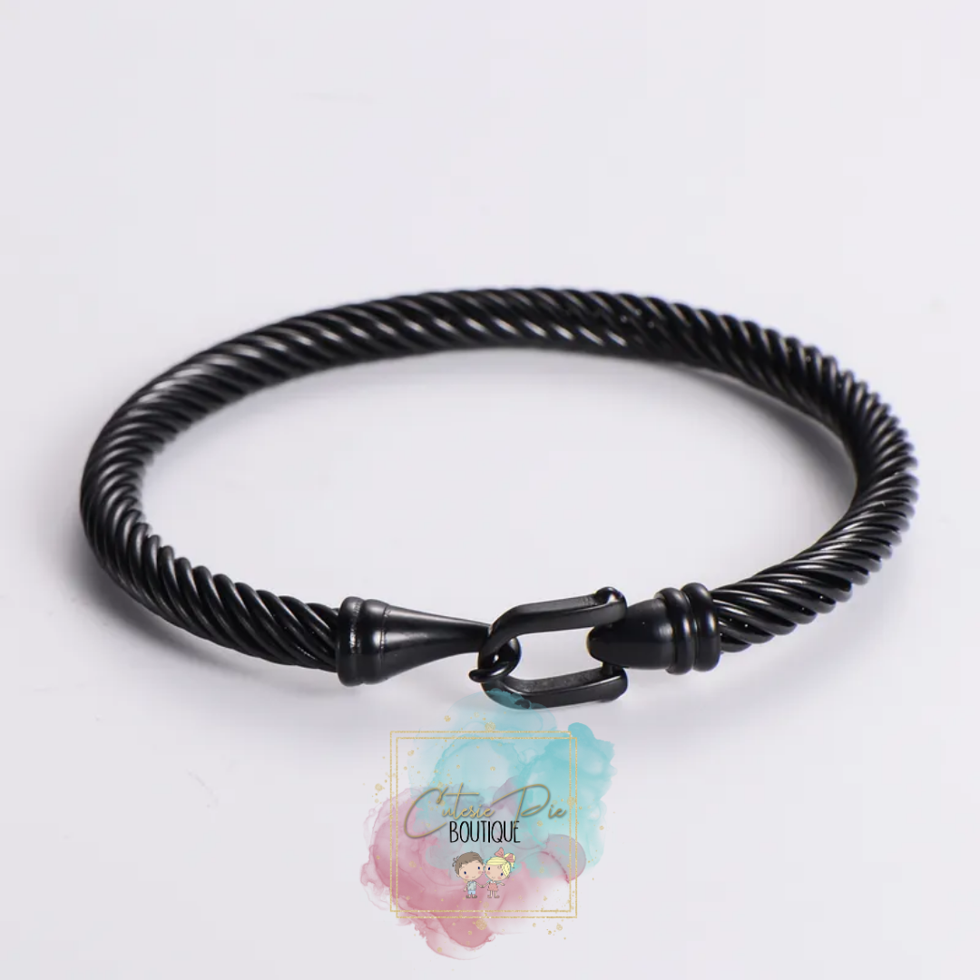 STAINLESS JEWELRY - Buckle Cable Bracelet