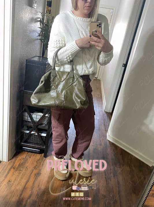 YSL Yves Saint Laurent Easy Y Metallic Tote - Vintage Pre-Loved Handbag - Shoulder Bag