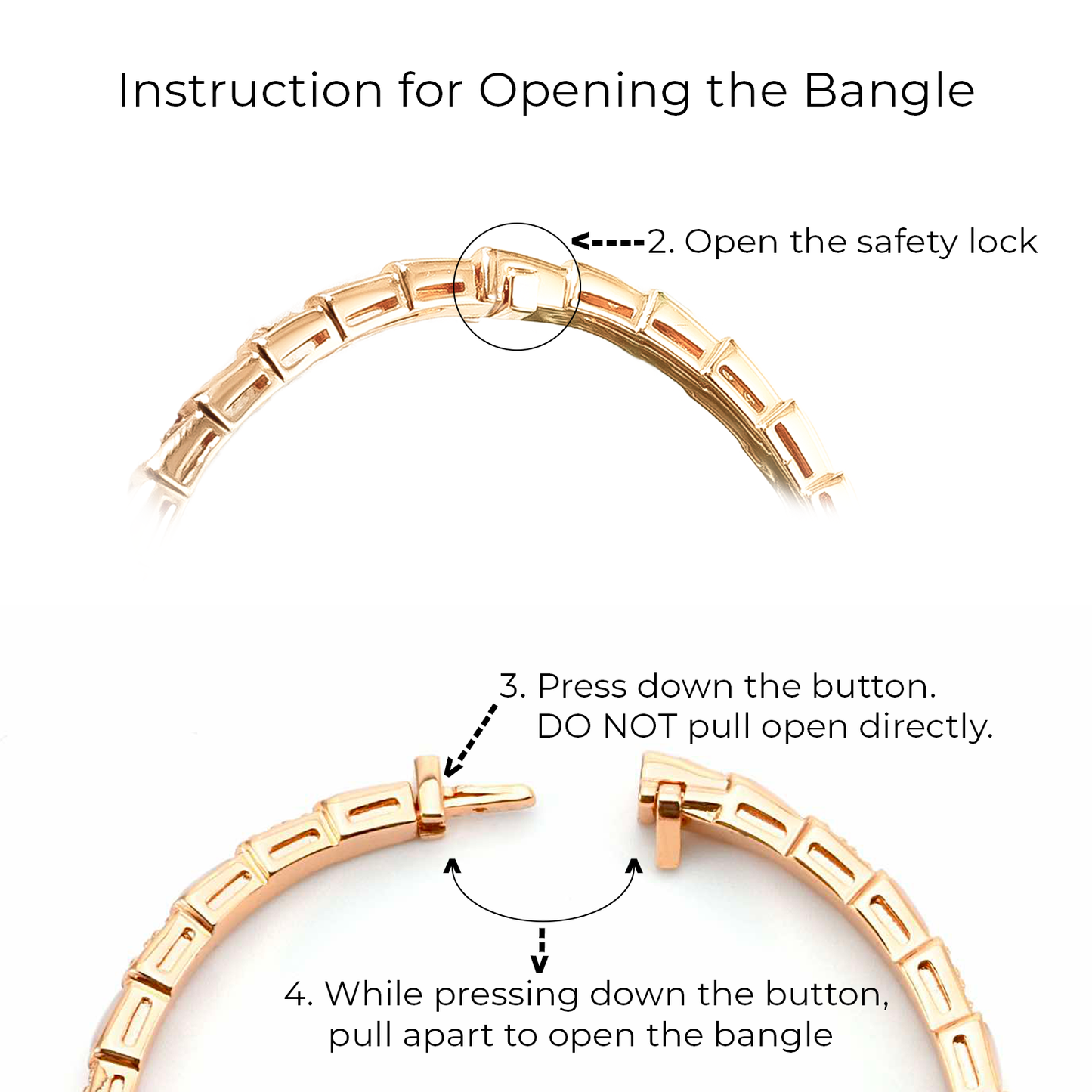 PREMIUM GOLD PLATED - BRACELET - TAPERED SCALE BANGLE