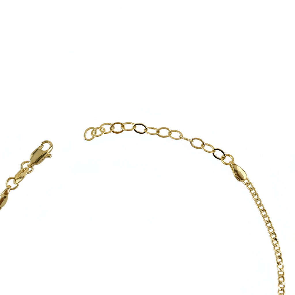 Cuban Anklet | 2MM | 18K Gold Filled