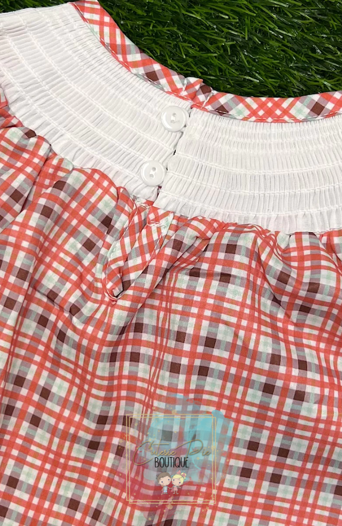 Baby Smocked Turkey Romper