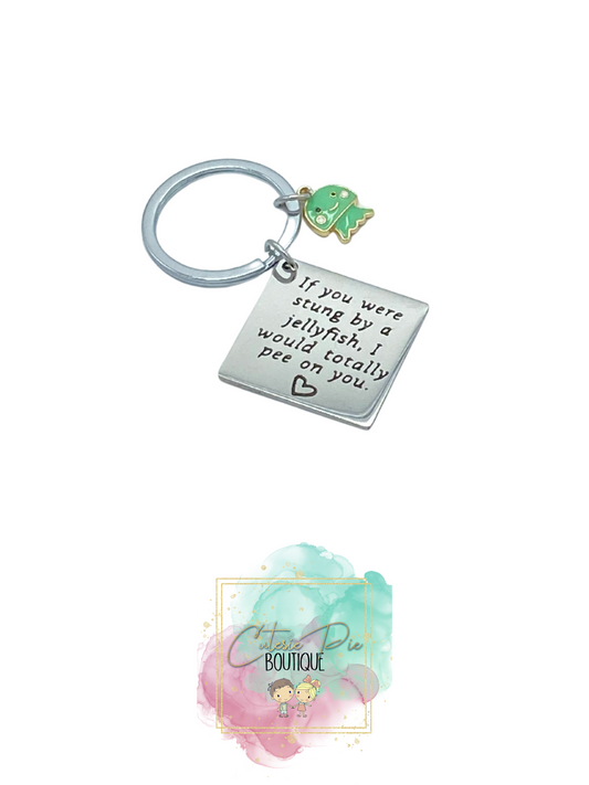 Keychain w/ Inspirational or Funny Quotes
